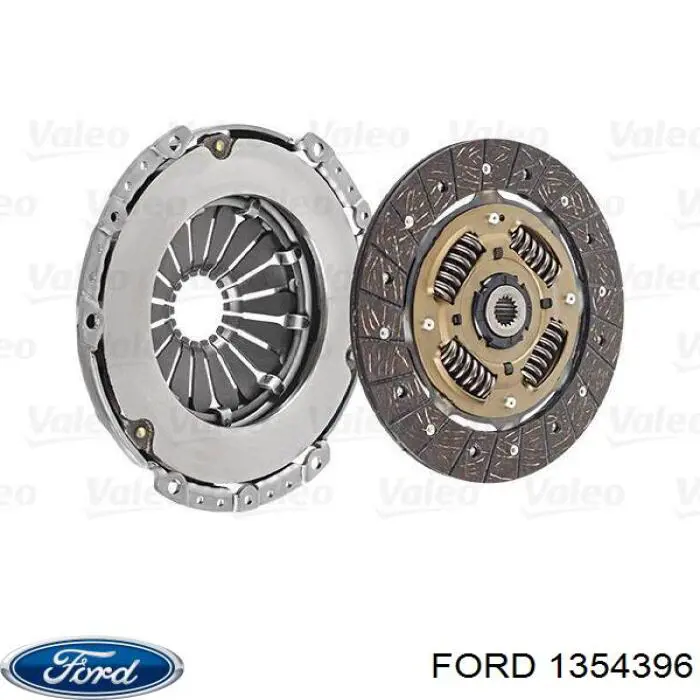 Купить 1354396 Ford Комплект сцепления (диск, корзина, подшипник)