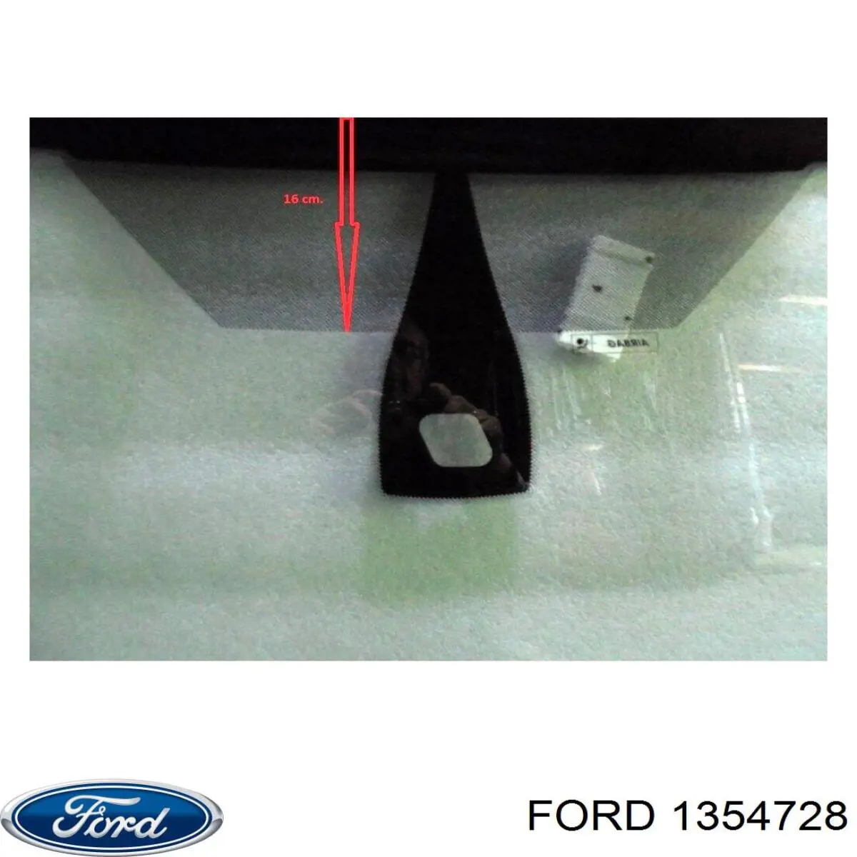 1721562 Ford стекло лобовое