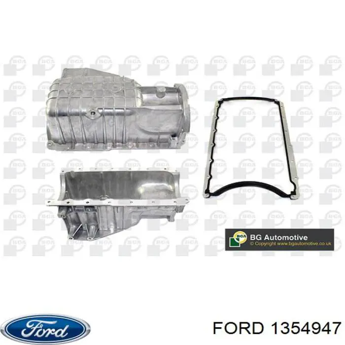 1354947 Ford panela de óleo de cárter do motor, parte superior