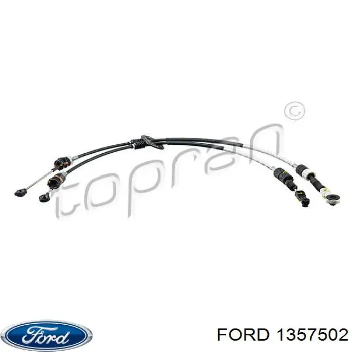 1357502 Ford cabo de mudança duplo