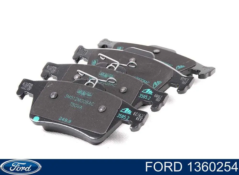 1360254 Ford колодки тормозные задние дисковые