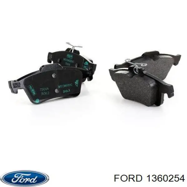 Задние дисковые колодки Ford 1360254