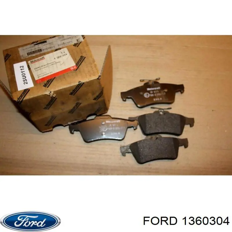 1360304 Ford колодки тормозные задние дисковые