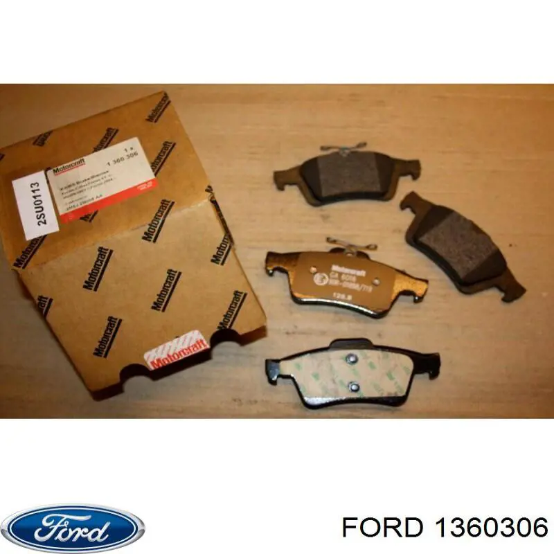 1360306 Ford Колодки тормозные дисковые комплект