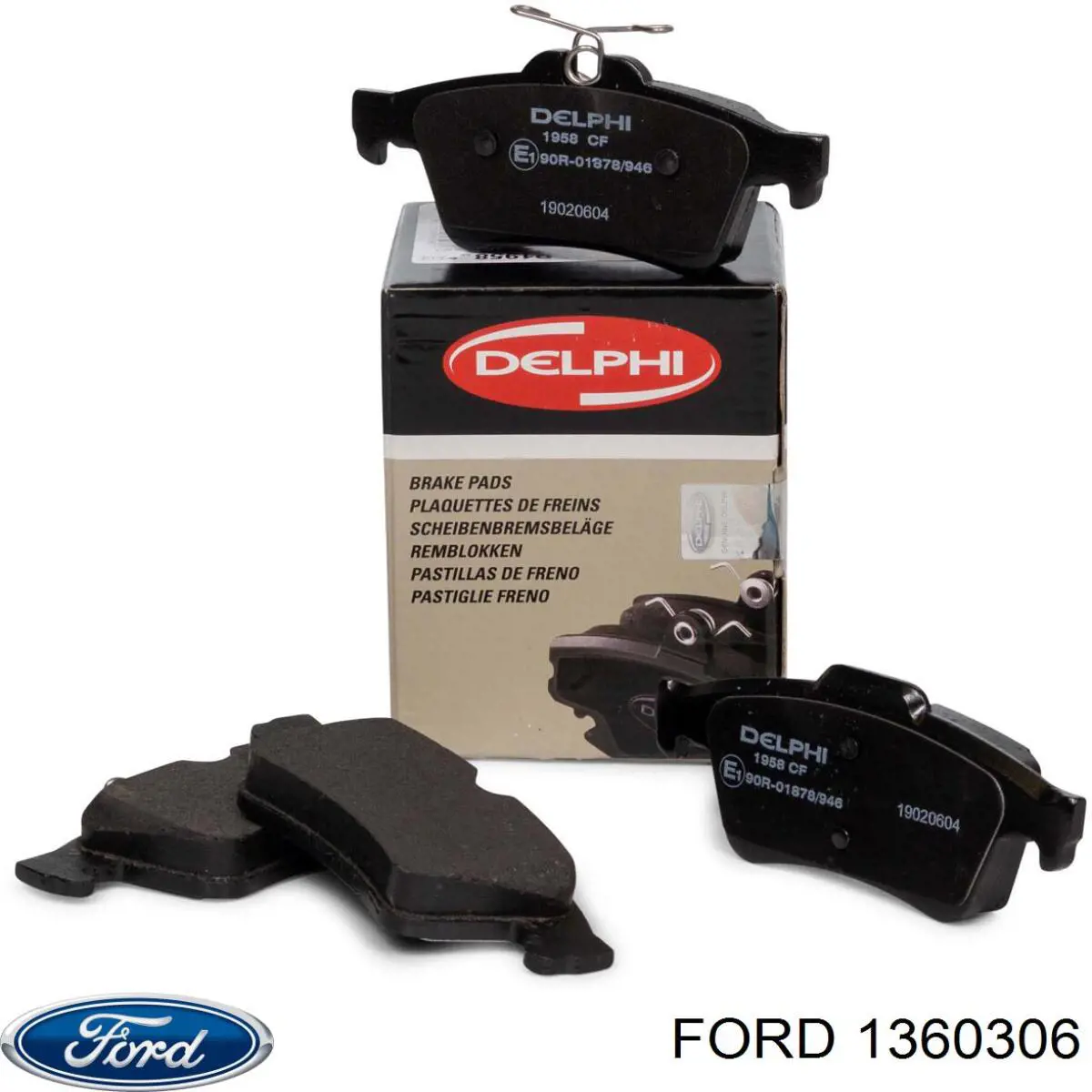 Колодки дисковые  Ford 1360306 цена, от 22.80 USD