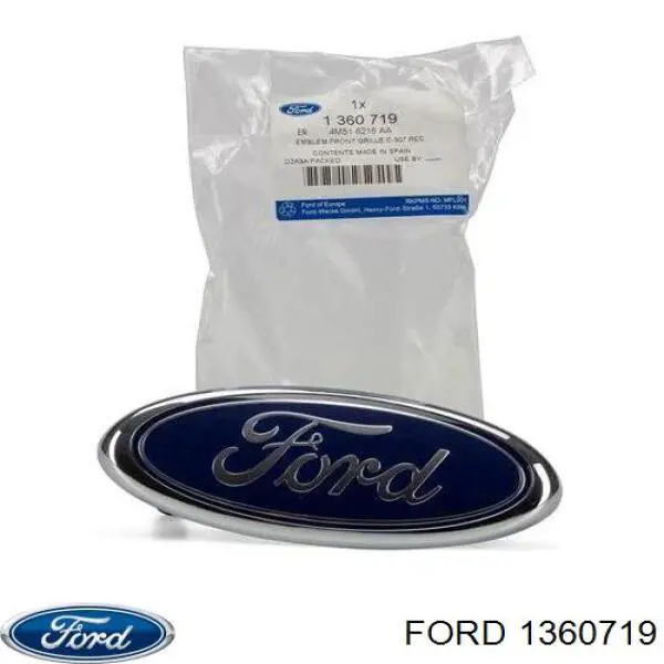 Эмблема решетки радиатора 1360719 Ford
