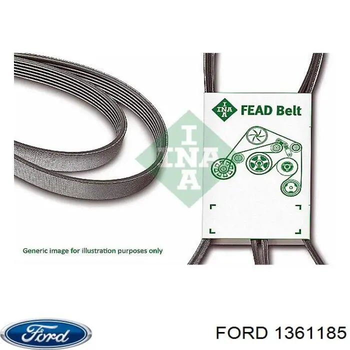 Клиновый ремень Ford 1361185 цена, от 14.67 USD