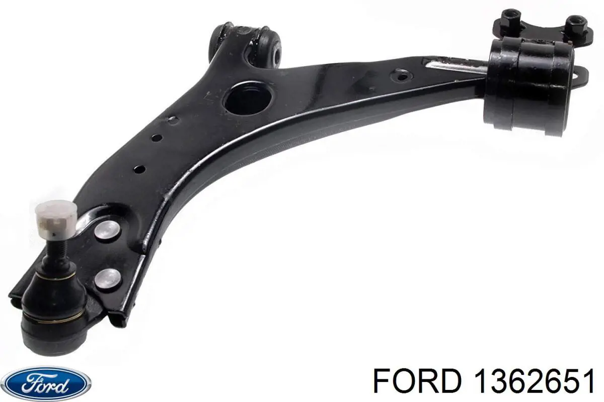 1362651 Ford braço oscilante inferior esquerdo de suspensão dianteira