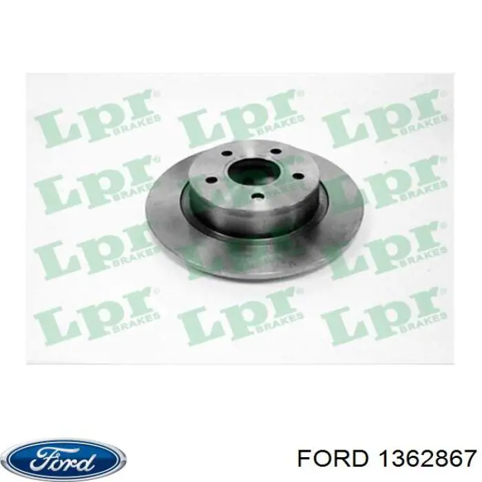 Тормозные диски 1362867 Ford