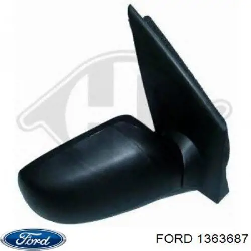 Правое боковое зеркало 1363687 Ford