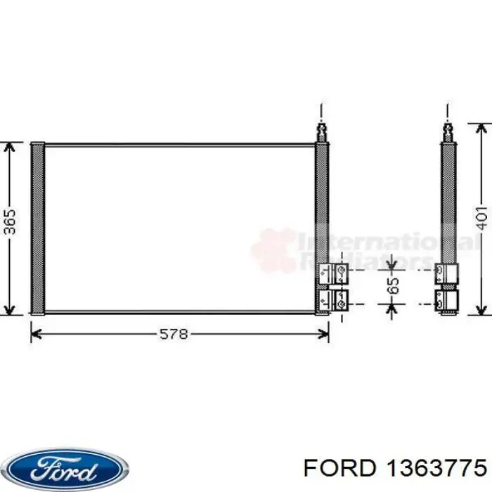 1363775 Ford Конденсатор