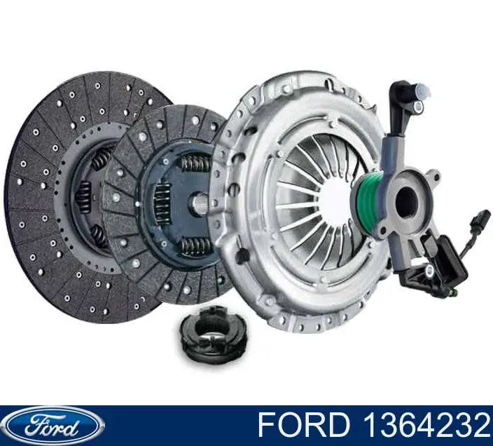 1364232 Ford kit de embraiagem (3 peças)