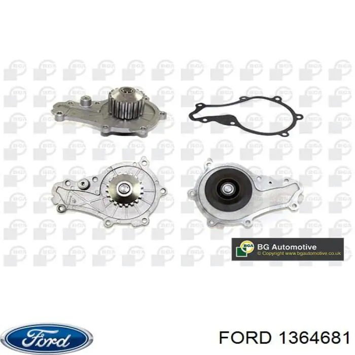 Помпа охлаждения Ford 1364681 цена, от 30.20 USD