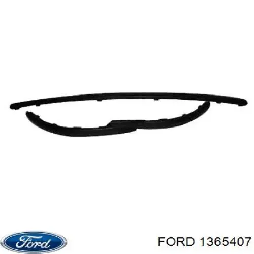 Grelha inferior do pára-choque dianteiro para Ford Mondeo (B4Y)