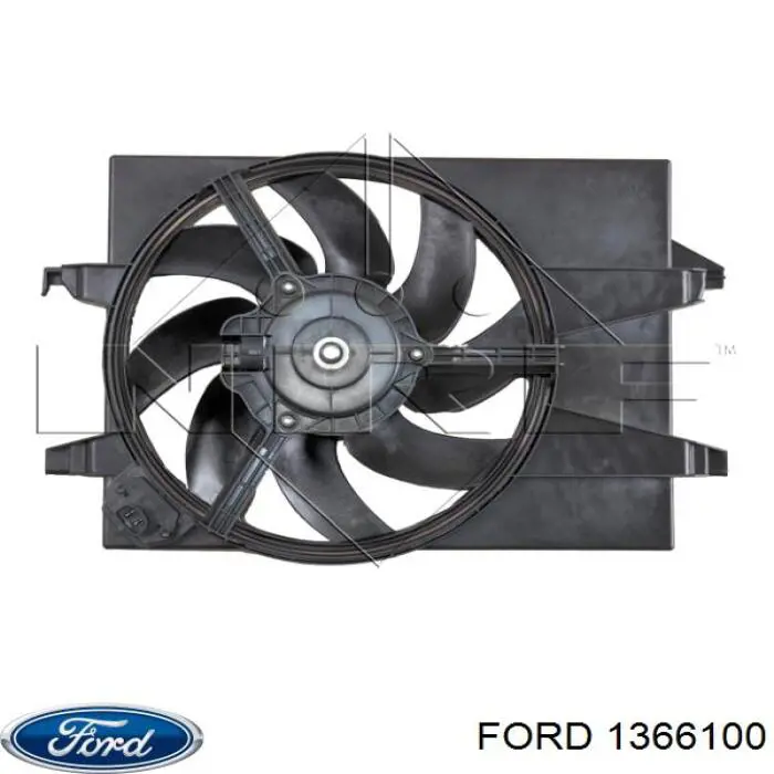 Диффузор радиатора охлаждения в сборе с мотором и крыльчаткой Ford 1366100 цена, от 78.13 USD