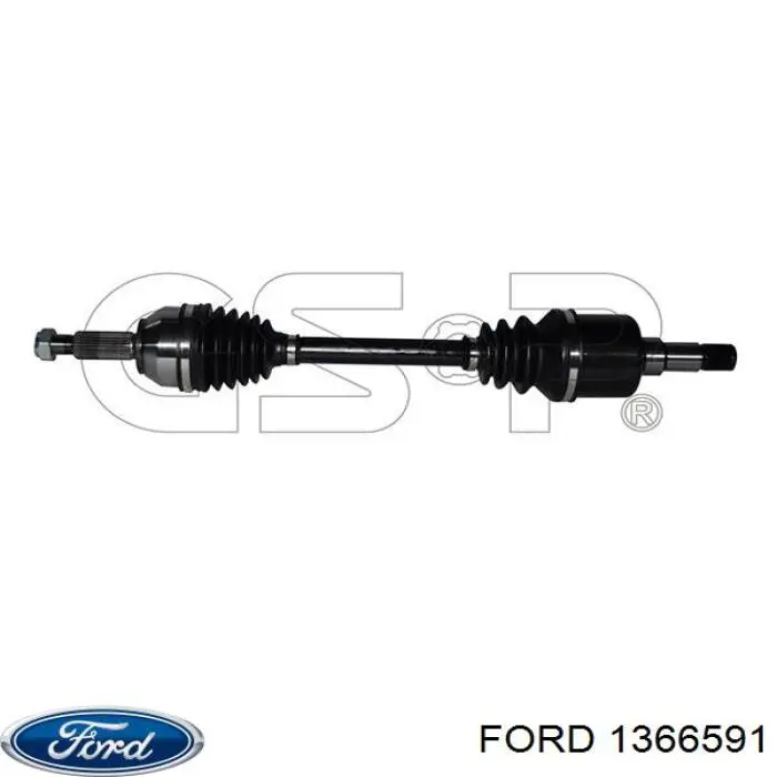 1366591 Ford полуось (привод передняя левая)