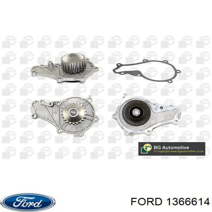 Купить 1366614 Ford Насос охлаждения