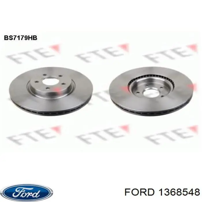 1368548 Ford Диск тормозной передний