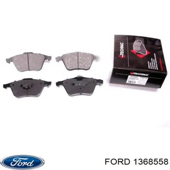 Передние тормозные колодки 1368558 Ford