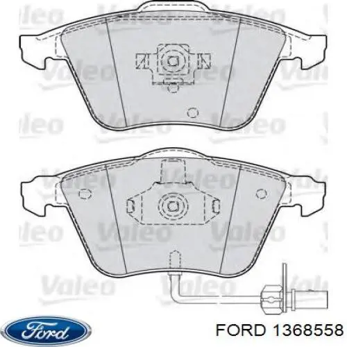 1368558 Ford Колодки передние