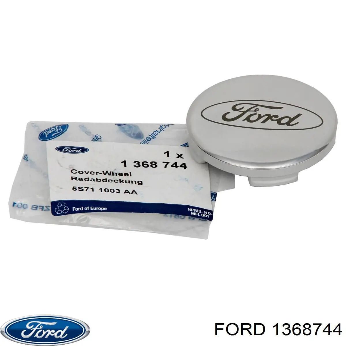 Колпак колесного диска на Ford Connect TOURNEO 