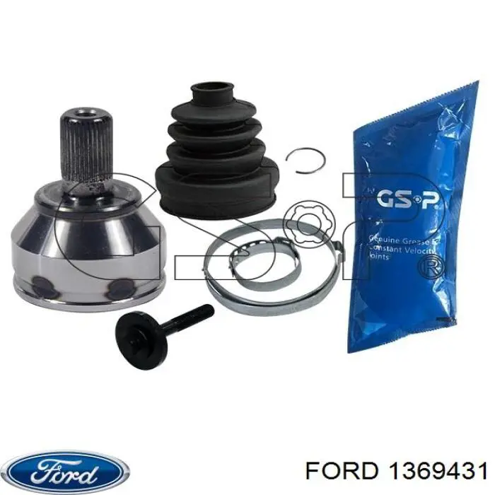 1369431 Ford semieixo (acionador dianteiro esquerdo)