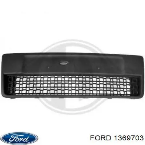 Решетка бампера переднего центральная Ford 1369703