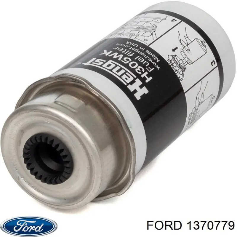 Купить 1370779 Ford Фильтр-отстойник топлива грубой очистки