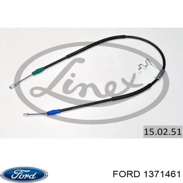 Трос стояночного тормоза задний правый Ford 1371461 цена, от 12.27 USD
