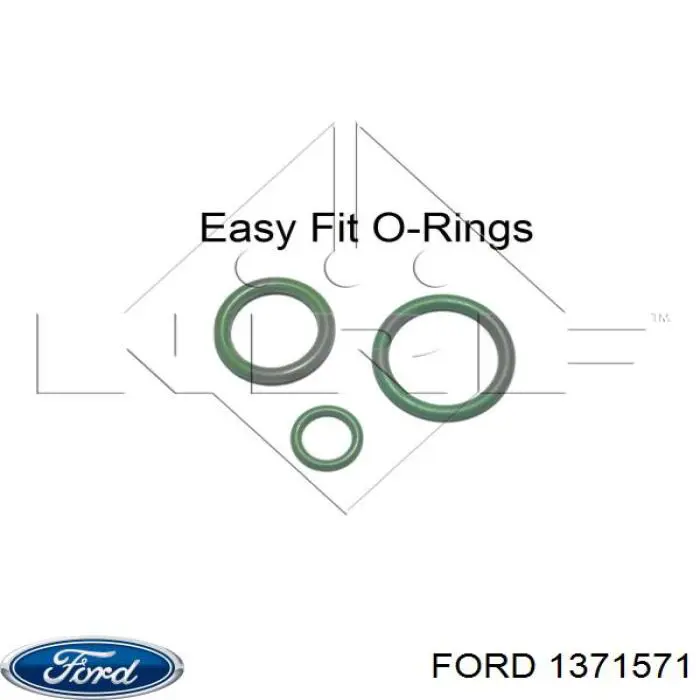 Радиатор охлаждения кондиционера Ford 1371571