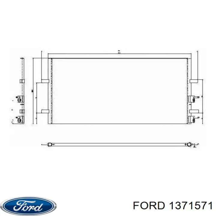 Конденсатор кондиционера Ford 1371571 цена, от 65.01 USD