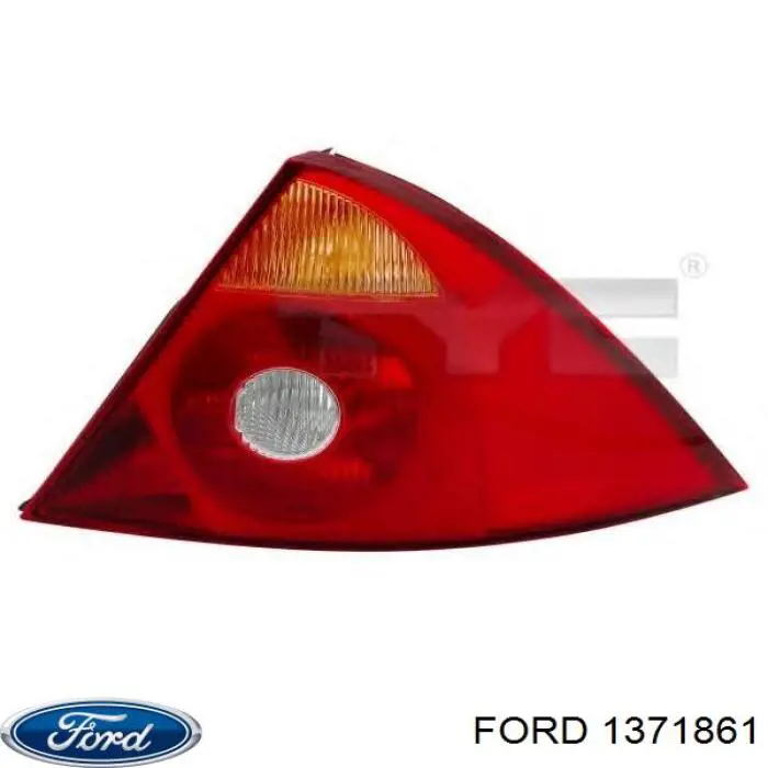 1371861 Ford lanterna traseira esquerda