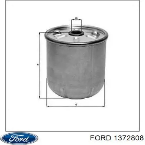 Купить 1372808 Ford Фильтр центробежный очистки масла