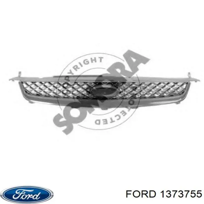 Купить 1384860 Ford Решетка радиатора