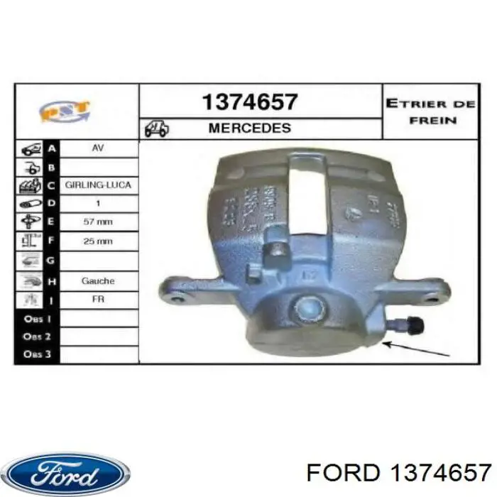 Купить 1374657 Ford Патрубок интеркулера