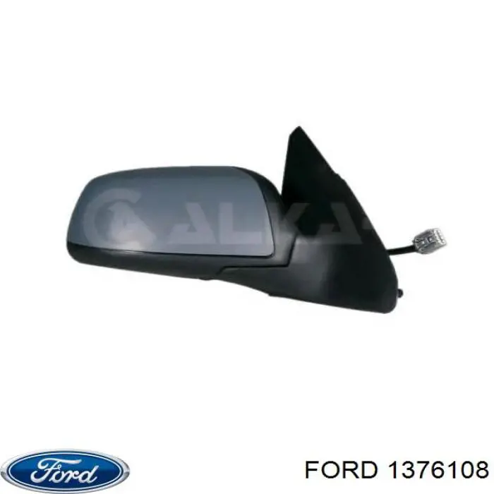 Правое боковое зеркало 1376108 Ford