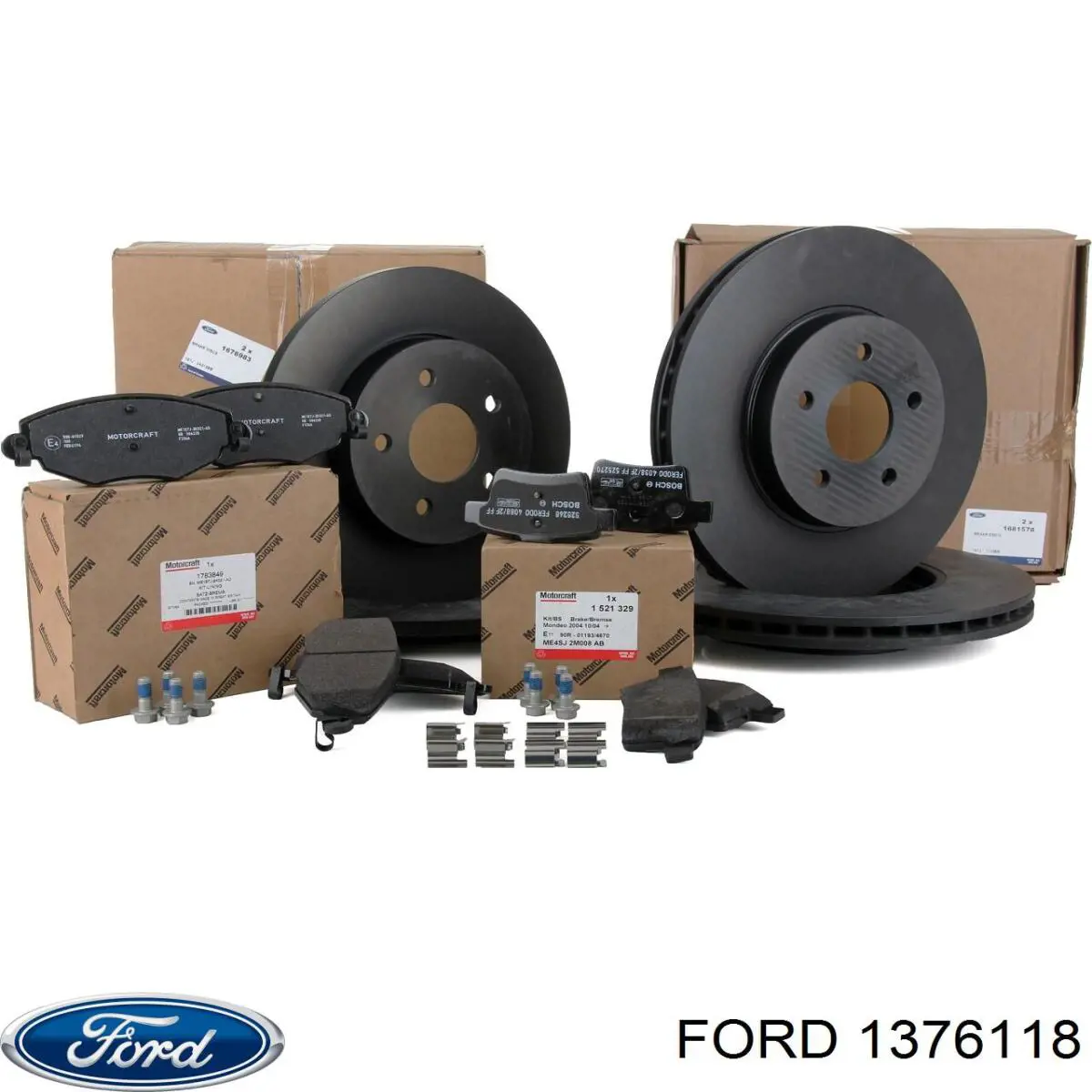1376118 Ford диск тормозной передний