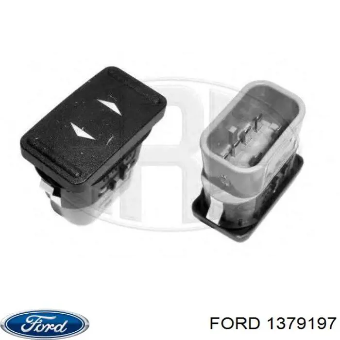 Кнопка включения мотора стеклоподъемника передняя правая на Ford Focus II 