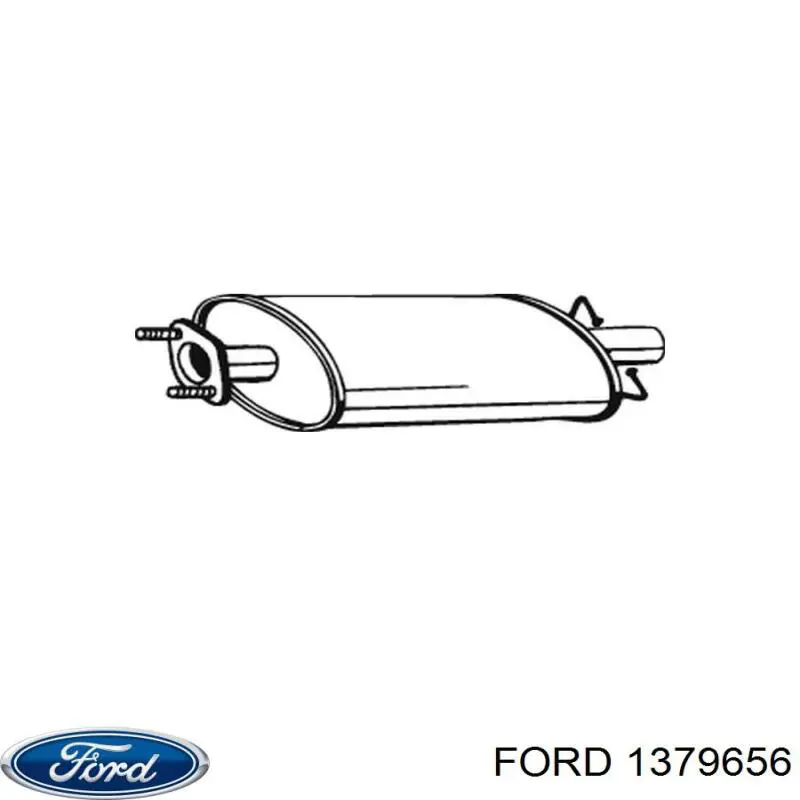 Купить 1379614 Ford Передняя часть глушителя