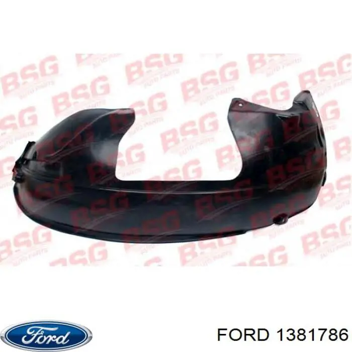 Правый подкрылок переднего крыла Ford 1381786 цена, от 9.57 USD
