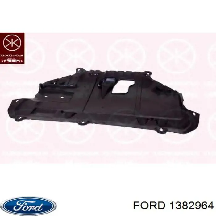 1369708 Ford proteção de motor, de panela (da seção de motor)
