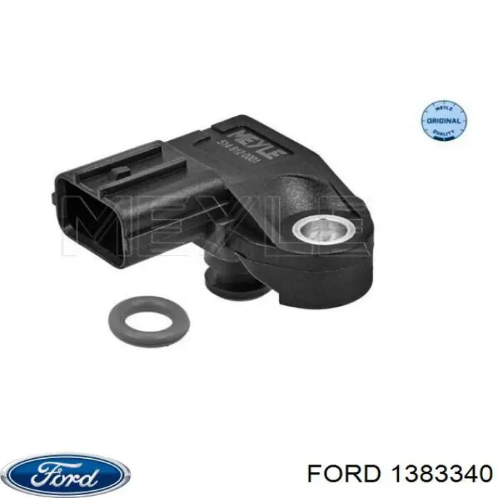 1383340 Ford электровентилятор охлаждения в сборе (мотор+крыльчатка)