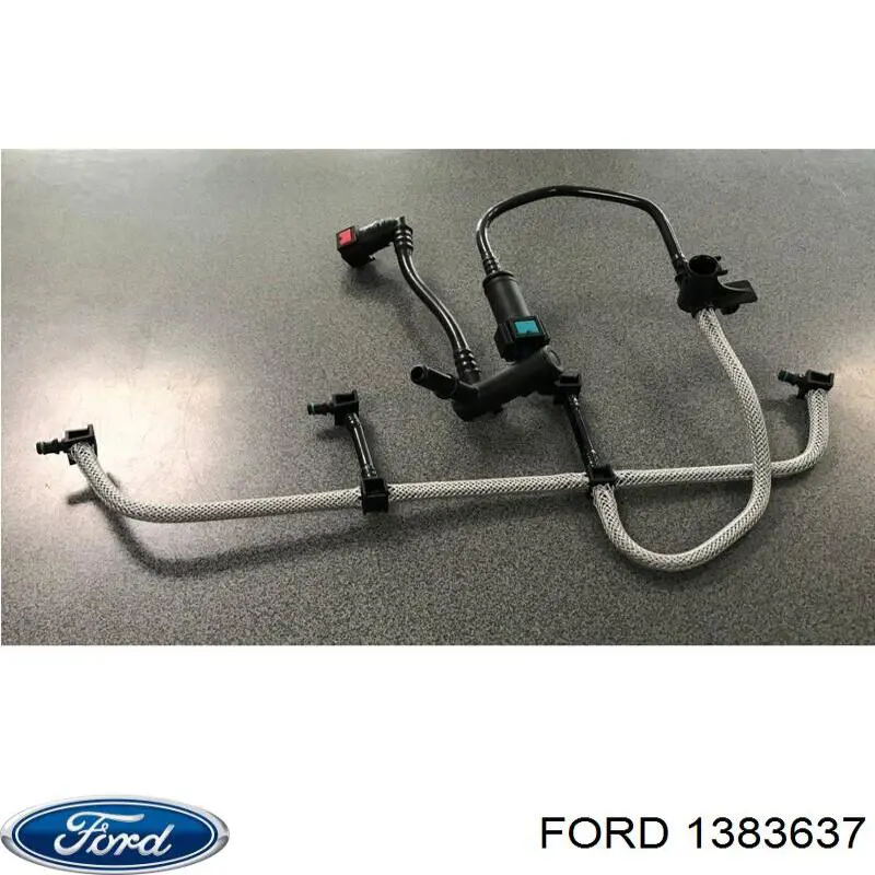 1383637 Ford трубка топливная, обратная от форсунок