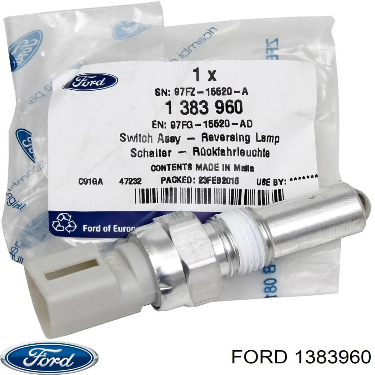 1383960 Ford датчик включения фонарей заднего хода