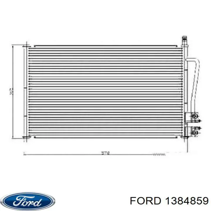 1384859 Ford Конденсатор