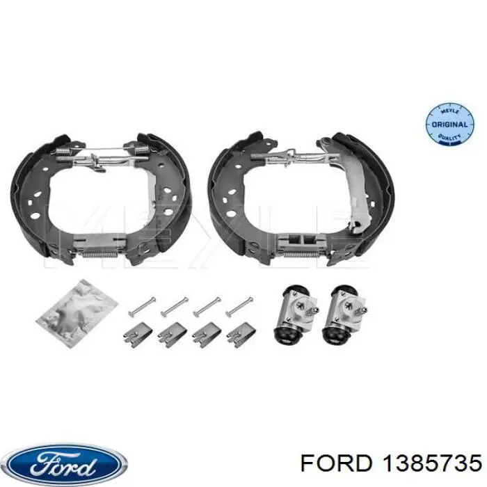 Купить 1385735 Ford Задние барабанные тормозные колодки