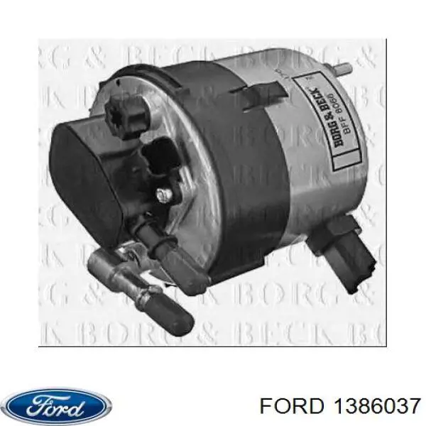 Купить 1386037 Ford Фильтр-отстойник топлива грубой очистки