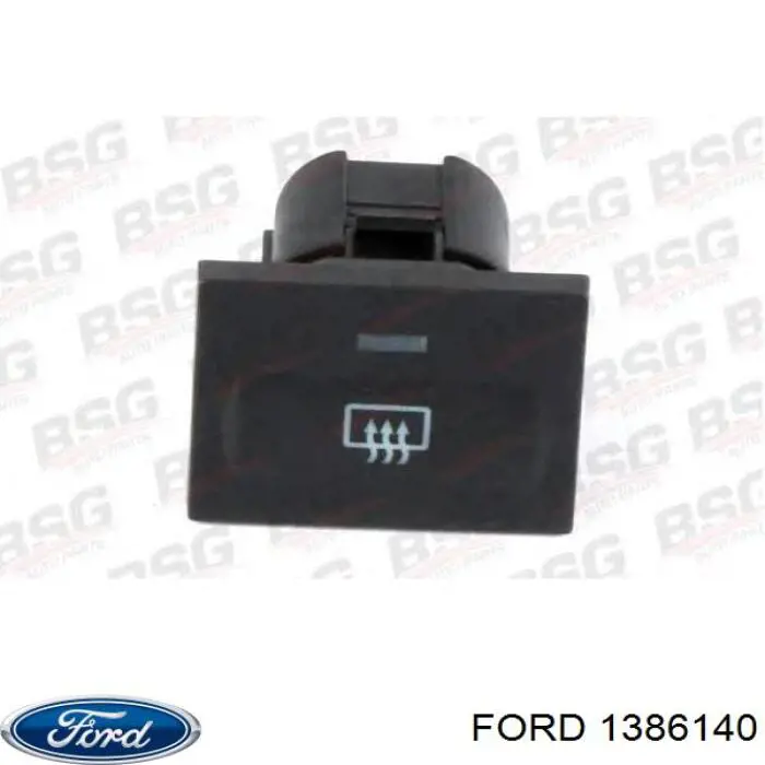 Кнопка включения обогрева заднего стекла на Ford Focus II 