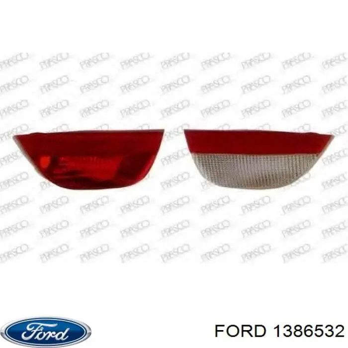 1386532 Ford фонарь противотуманный задний левый