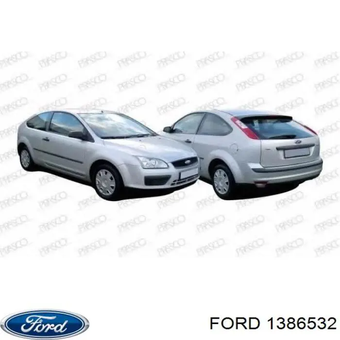 Фонарь противотуманный задний, левый Ford 1370144